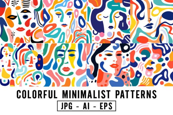 Colorful Minimalist Patterns