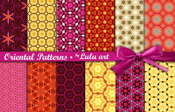 Discover the Beauty and Utility of Oriental Patterns 12 Papers