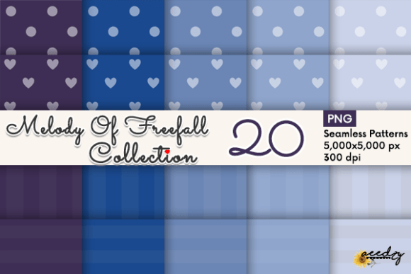 Melody of Freefall Collection Patterns