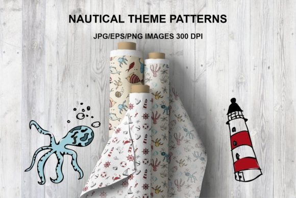 Nautical Theme Patterns: A Versatile Design Resource for Creative Projects