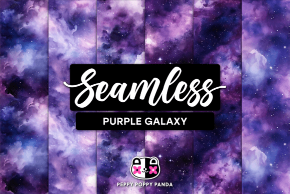 Purple Galaxy Seamless Patterns: A Creative Resource for Modern Designers