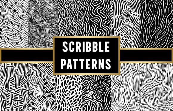 Scribble Patterns: A Versatile Collection for Creative Projects